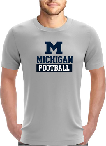 Playera Colegial Michigan Wolverines Futbol