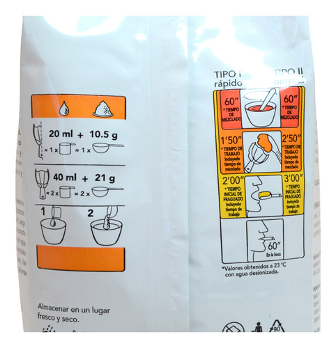 Alginato Impresion Dental Leva Impronta Zeyco 450g Cromatico