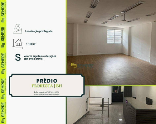 Imagem 1 de 14 de Prédio Para Alugar, 1.130 M² - Floresta - Belo Horizonte/mg - Pr0032