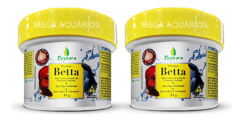 Ração Poytara Betta - Alimento Para Peixes Betta - 14g