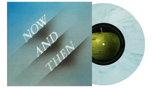 The Beatles Now And Then Lp Single Blue White Vinyl