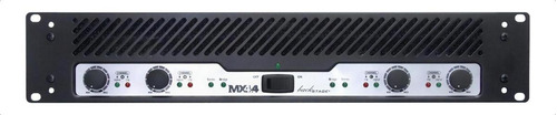 Backstage Mx4.4 800 Watts Amplificador 4 Canales 2 Zonas Color Negro