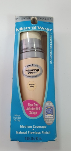 Mineral Wear Talc Free Liquid Foundation Physicia Formula