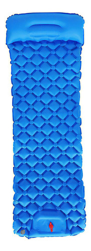 Almohada inflable para colchones de tienda de campaña - Azul