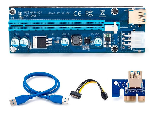 Adaptador Elevador Usb 3.0  Extensión Gráfica Pci-e De 1-16x