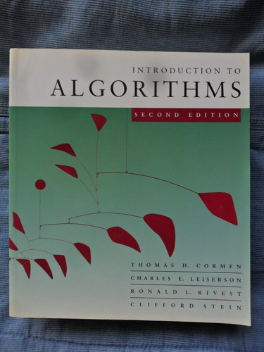 Libro Introduction To Algorithms (introducción A Los Algori)