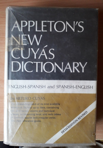 Appleton's Cuyas Dictionary Español Ingles 1350p English Spa