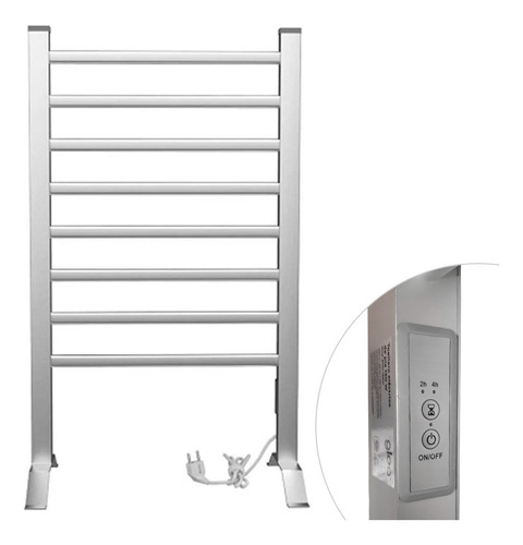Toallero Electrico De Pie 150 Wtts Bajo Consumo Aluminio 