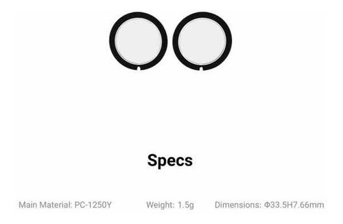 Imagem 5 de 6 de Protetor De Lentes Lens Guard Pra Insta360 One X2