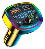 Comprar Receptor Bluetooth Auto Transmisor Fm Mp3 Carga Rápida Usb