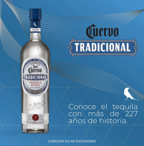 Pack De 2 José Cuervo Tradicional Plata Y Reposado 950ml