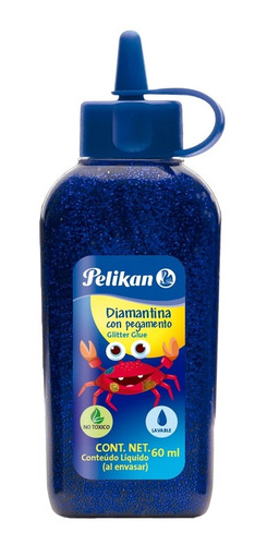 Imagen 3 de 8 de Pack Glitter Adhesivo Pelikan (seis Colores)