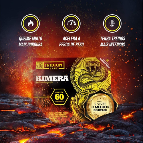 Kimera Thermo - 60 Comps - Termogênico Iridium Labs