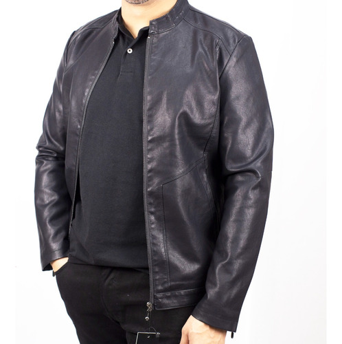 Just Denim Spa-chaqueta Hombre Cuerina Ebs-1550m Negro 