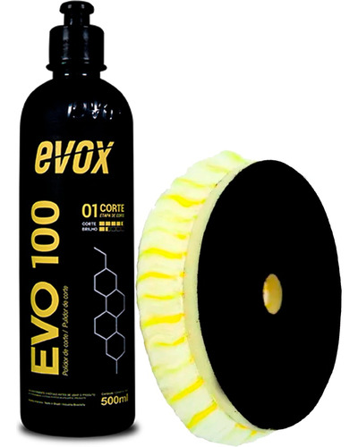 Kit Boina De Lã Corte Leve Lincoln E Evo100 500ml Evox