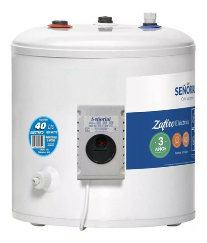 Termotanque Eléctrico 40 Lts Señorial Zafiro Tesz-40