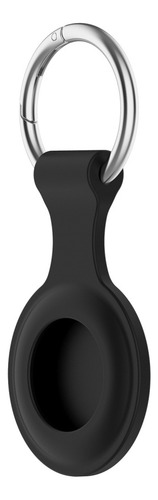 Case Capa Airtag Protetora Silicone Capinha Chaveiro Preto