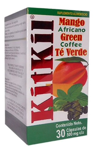 Kitkil 30 Caps 500mg C/u 2 Pack Ultradvanc3 Naturaleza Verde