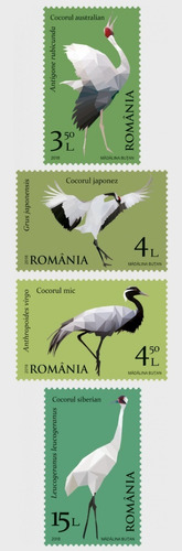 2018 Aves Migratorias- Grullas - Rumania ( Sellos) Mint