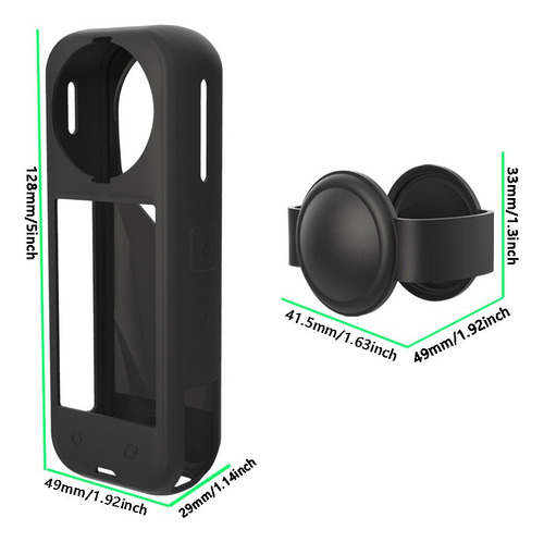Funda Protectora De Lente De Cámara Para Insta360 X5