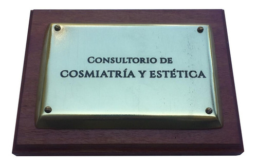 Placa Profesional Para Estudios, Abogado, Medico. 25x15cm.