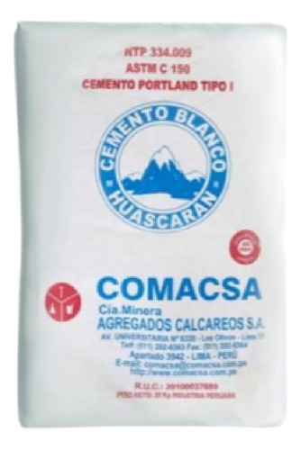 Cemento Blanco Huascaran / Pasotruri Calidad Asegurada