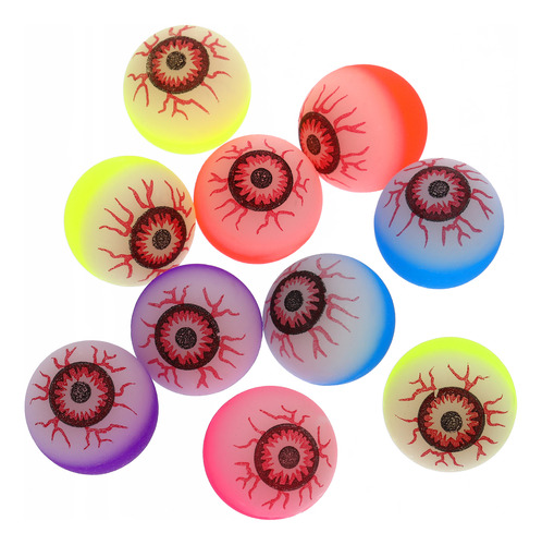 Decoraciones Para Halloween Con Forma De Ojos Saltarines, 10