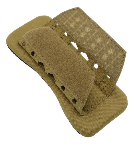 Chaleco Portador De Placa Hombreras Proteger Marrón