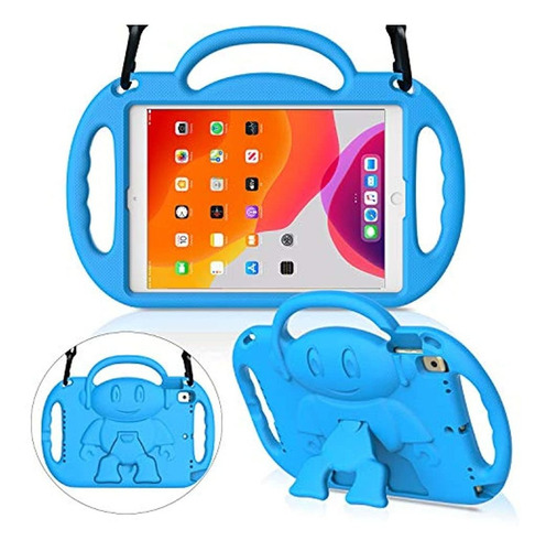 Funda Para iPad De 10,2in,color Azul Marca Pyle