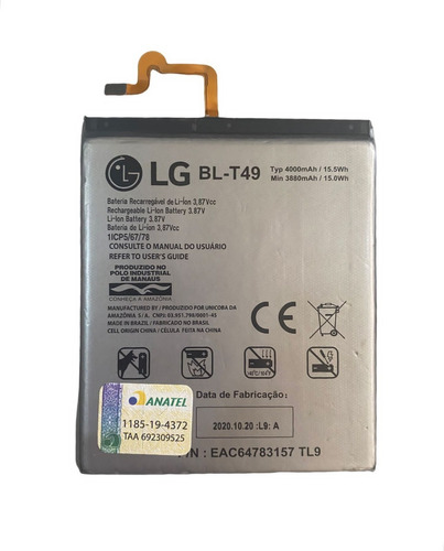 B-a-t-e-r-i-a LG K61 Q630 Bl-t49 Original