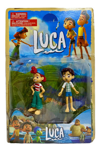 Set Muñecos Luca Película Figuras Giulia Alberto Blister X2