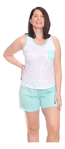 Pijama De Verano Mujer Talles Grandes Art 862 Premium