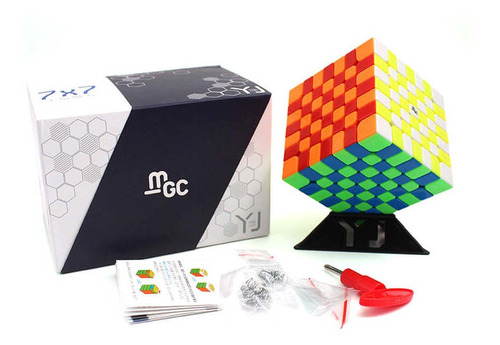 Cubo Yj Mgc 7x7 Magnético Color De La Estructura Stickerless