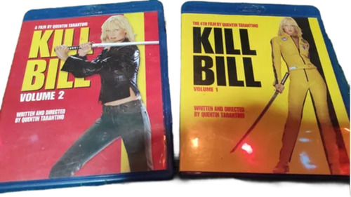 Kill Bill Bluray Disco Volúmen 1 Y 2 Original Películas 2x1