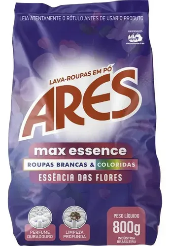 Lava Roupas em Pó Ares Max Essence 800g