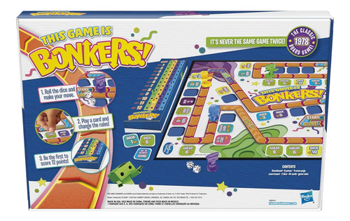 Hasbro Gaming Este Juego Es Un Juego De Mesa Bonkers, Nueva