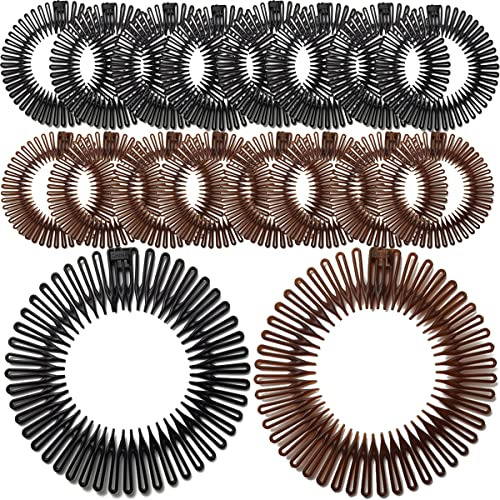 Gxxmei 20pcs Full Circular Stretch Peines De Cabeza Xbx1k