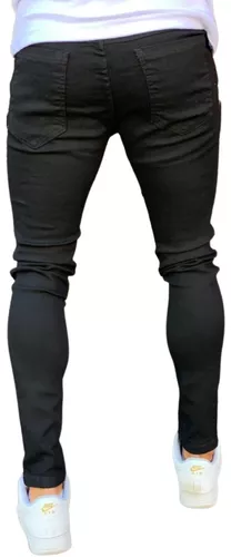 Calça Jeans Skinny Masculina Xadrez Preto E Branco Com Elastano Premium em  Promoção na Americanas