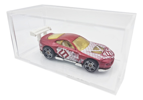 6 Cajas Exhibidor Para Carros Hot Wheels Acrílico Premium