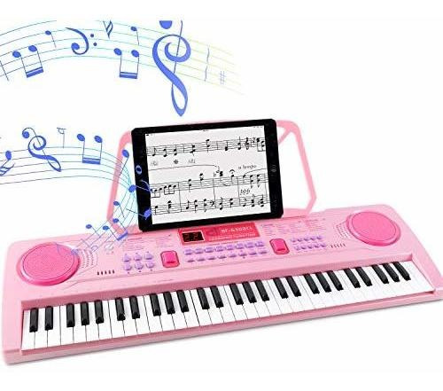 Wostoo Teclado Eléctrico Piano Para Niños, Teclado De Karaok