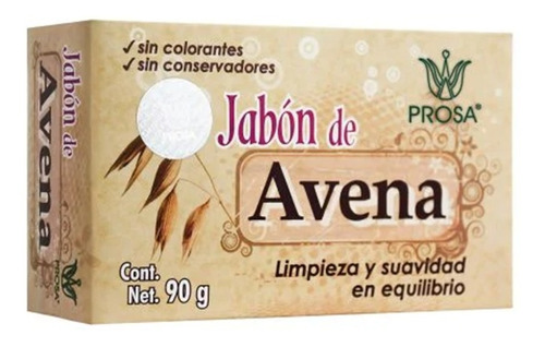 Jabón De Avena Prosa Exfoliación Piel