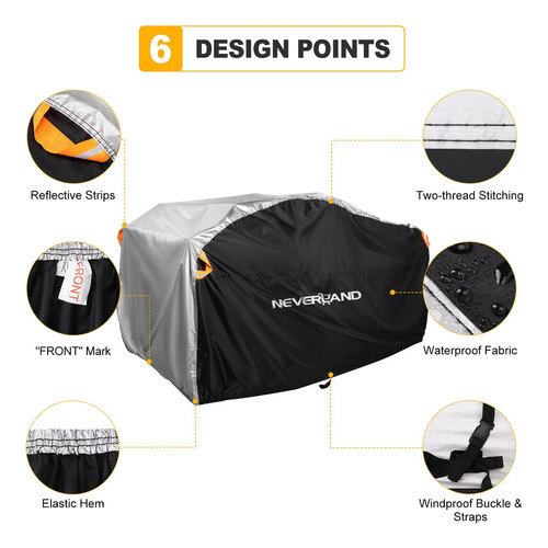 Funda Para Atv Neverland, Resistente, Impermeable, Xl