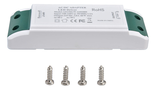 Transformador Led 24v Dc 2a 48w Potencia Led De Corriente Co