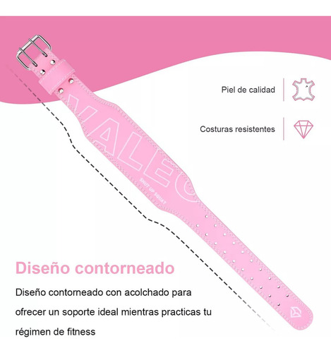 Para . Cinturón Para Pesas Acojinado Cinturon Mujergym Fajas