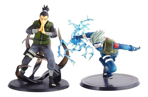 Naruto Shippuden Kakashi & Shikamaru Figuras En Bolsa