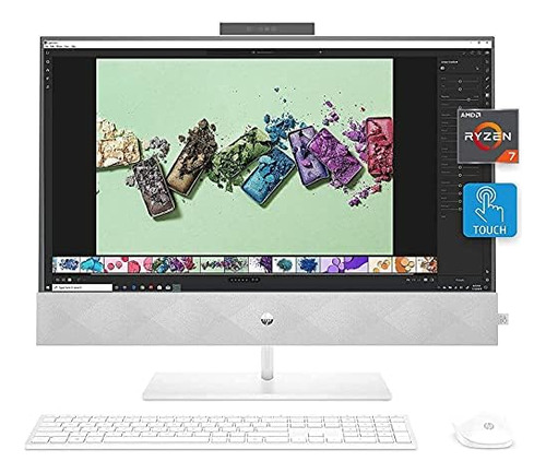 All-in-one Hp Pavilion 27 Ryzen 7 8 Cores 16gb Ram 512gb Ssd
