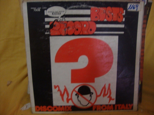 Portada Bests Record Discomix From Italy P1