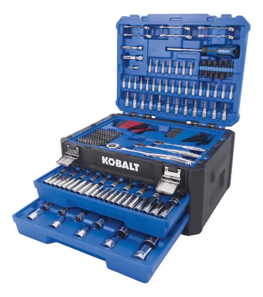Herramientas Mecanicas Kobalt 302 Pz Sae/metric Y Estuche Azul