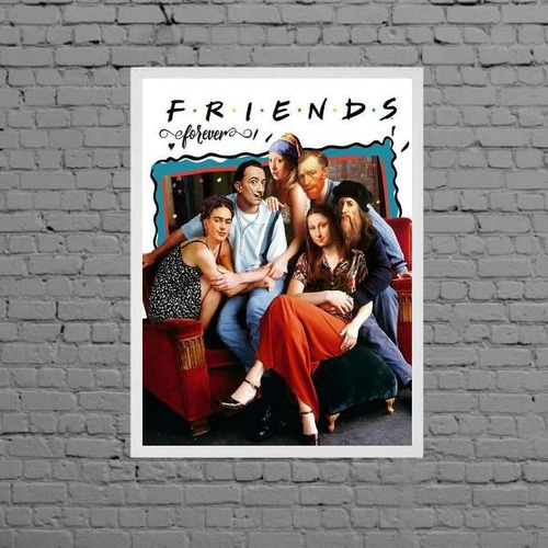 Marco de parodia de Friends Famous Painters, 33 x 24 cm