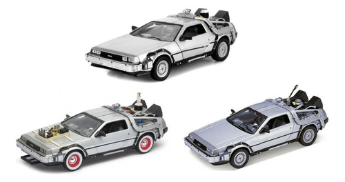 Figura Auto Delorean Pelicula Volver Al Futuro Pack 1:24